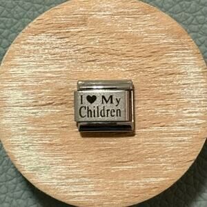 I ♥️ My Children Italian Charm Bracelet Link